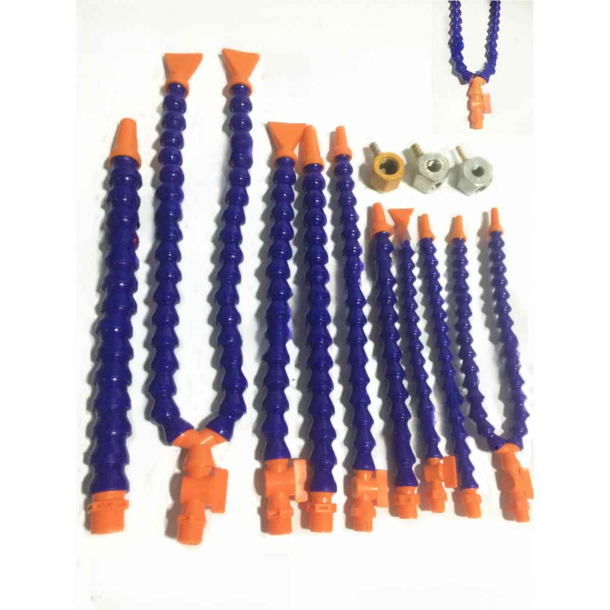 Y型双管分叉机床塑料冷却水管竹节管数控车床喷水油吹气管万向管