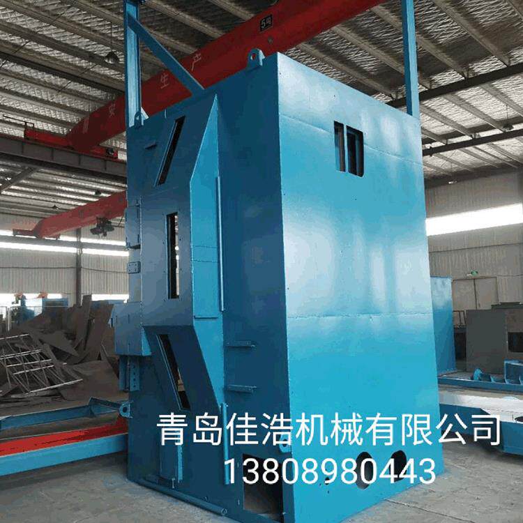 双吊钩式抛丸机厂家定制不易碎清理钢材抛丸清理机