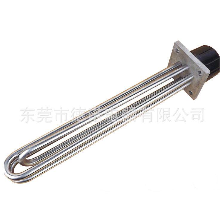 法兰片四孔定位注塑模温机加热管380v 9000W