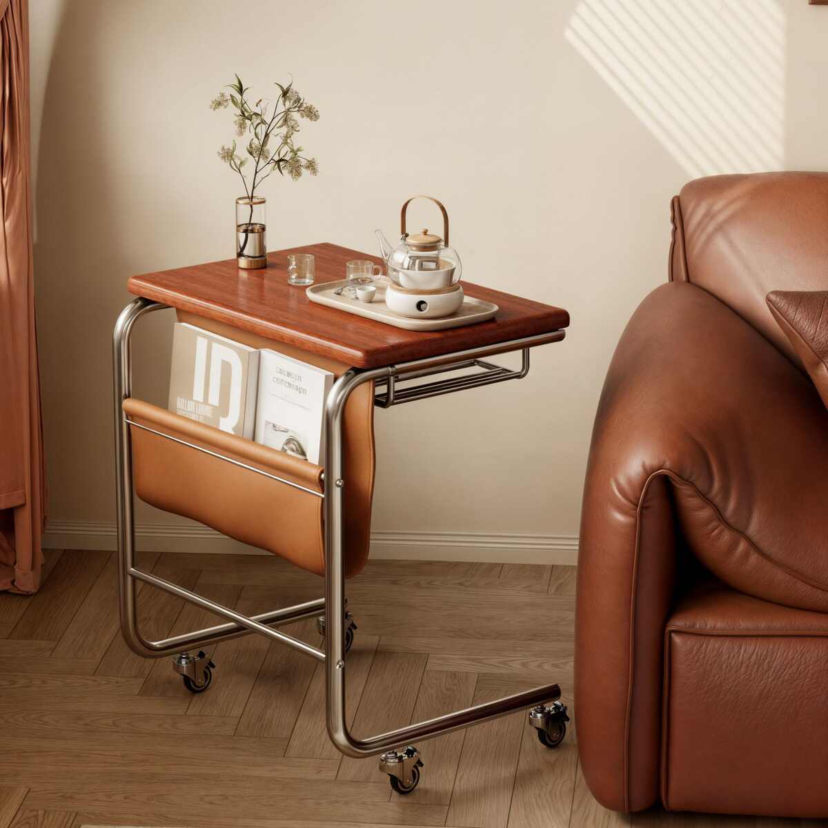 书桌边桌家用卧室客厅写字桌加厚边几床边可移动小桌子简约小茶几