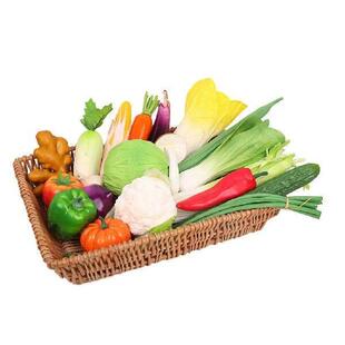 Lifelike Artificial Plastic Vegetable Decor Set For Photo
