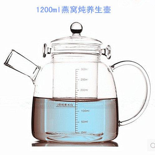 炖盅玻璃燕窝壶 电磁炉 电陶炉明火烧水壶冬虫夏草养生壶 花茶壶
