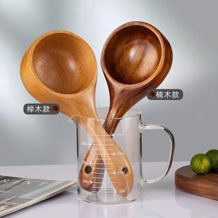 明星同款干饭勺特大螺蛳粉勺子吃播嗦粉勺拉面汤勺木勺子吃饭用