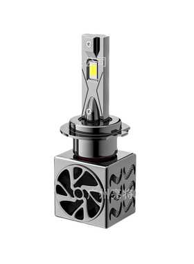 T65锌合金汽车LED大灯H1H11H7H4超亮前车灯雾灯led汽车灯泡远近光