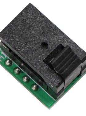 DFN8(2盖*3)-0KCP.5翻探针测试座FN8-0.5-CPO1NL烧P录座QFN8测Q试