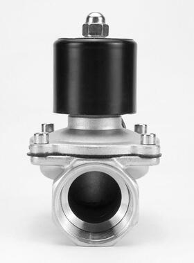 04不锈钢电磁阀开 关阀常闭2w水阀气阀22024v6分dn15dnv25dn50 40