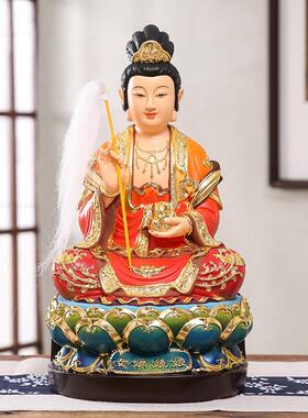 女娲娘娘神像站女娲像补天大地之母家用玻璃纤维树脂佛像12寸16寸