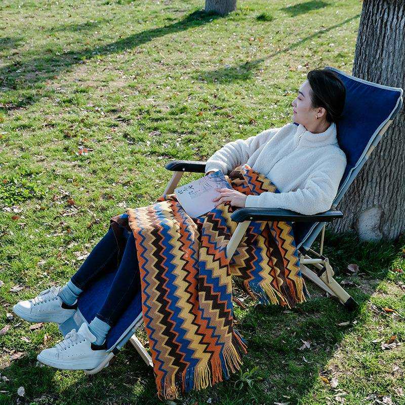 办公室午睡椅子免安装户外可折叠躺椅懒人家用阳台休闲两用椅