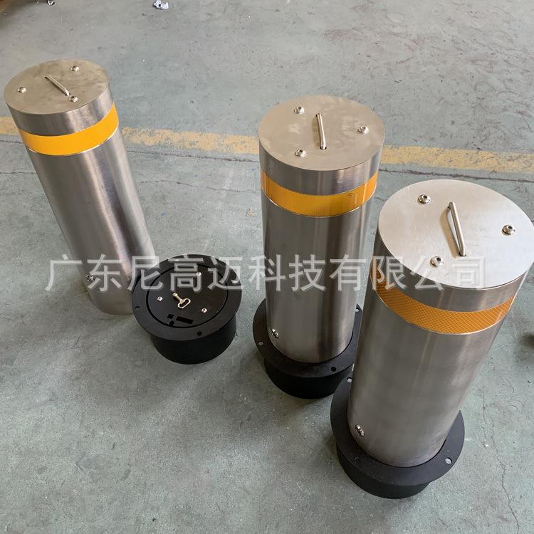 304不锈钢移动路桩直径219手提式防撞柱河北辛集公园小区挡车地桩