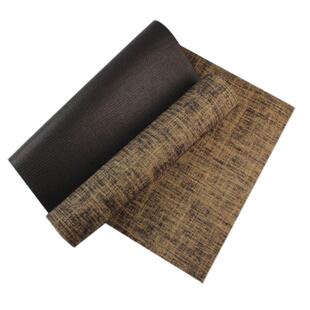 高档天然亚麻纯色瑜伽垫子健身垫防用地减肥家神器隔音减垫震紫滑