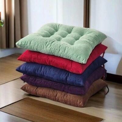 40*40cm Seat Cushion High Rebound Chair Pad Straps Design