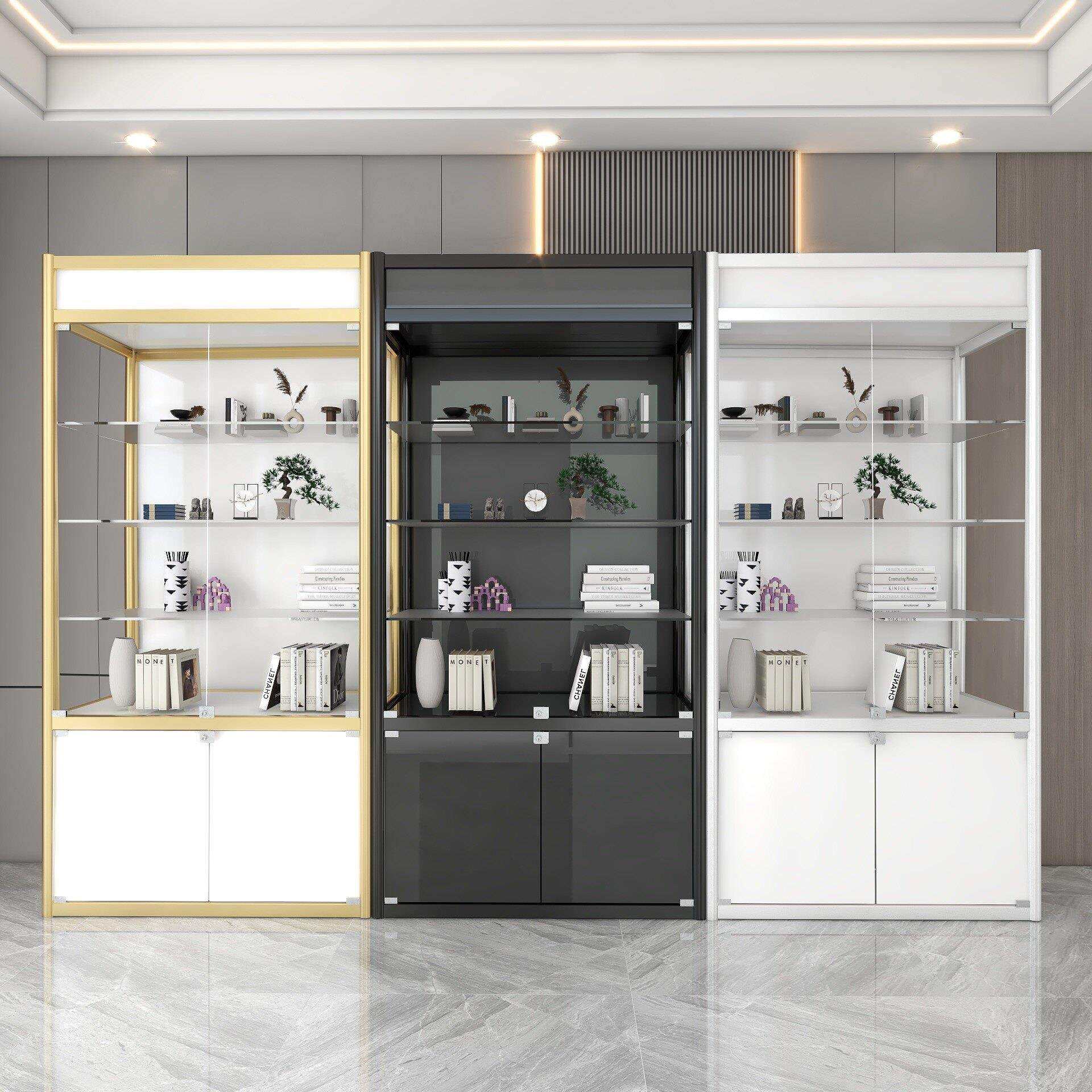 古董展柜珠宝首饰展柜化妆品展示柜汽车用品展示柜支持定做