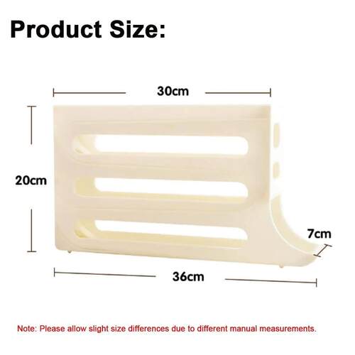 4 Tiers Fridge Egg Rack Large Capacity Egg Dispenser for Ref