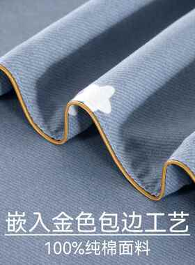 1OO%纯人棉棉磨毛被套单件单买的j35546全斜纹被罩双2005x230单人