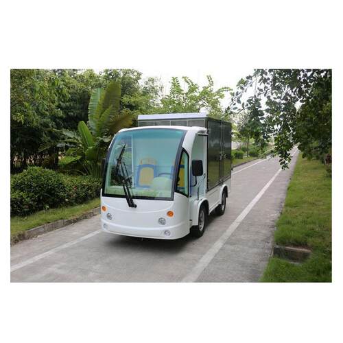 厂区封闭保三温电动餐车 店 304不锈酒钢层电动送送CNI餐手推车