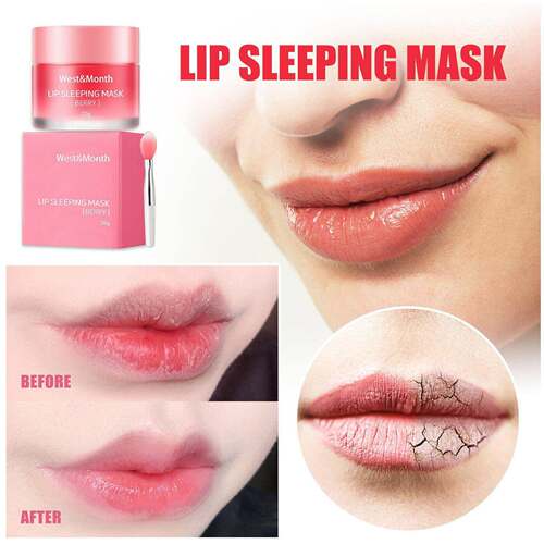 WEST MONTH Jelly Lip Mask - Hydrating and Softening Care for