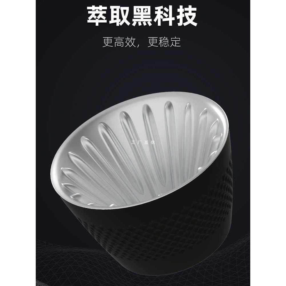 A5L咖啡滤杯套装双层不锈钢专业手冲V60滤纸蛋糕杯手冲壶套装