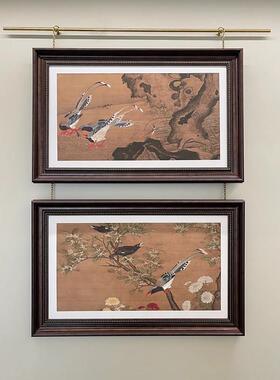 挂画 画器轨道法式覆古设计师吊炼挂画 画杆玄关装饰画 画DIY黄铜