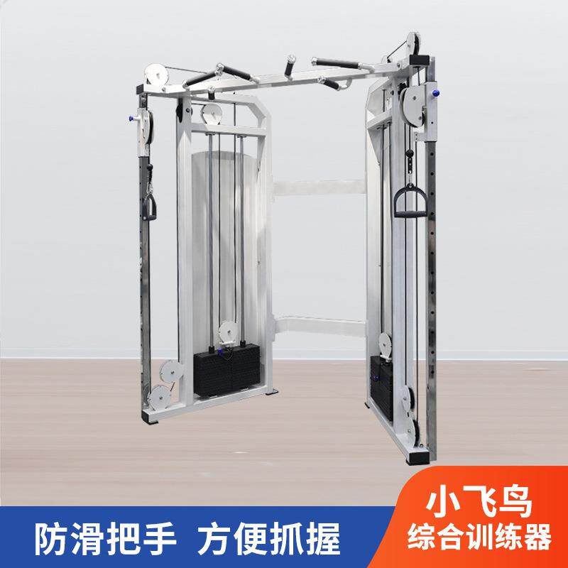 商用小飞鸟龙门架综合训练器十字夹胸双臂机多功能深蹲架健身器材