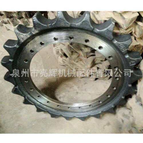 住友挖掘机SH200驱动齿圈行走齿轮支重轮导向轮拖轮链条四轮一带