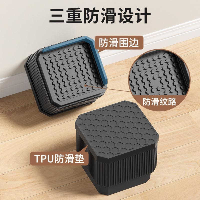 硅胶防滑桌子脚垫沙发柜子书桌桌腿通用轻松垫高稳固不晃脚垫配件图片