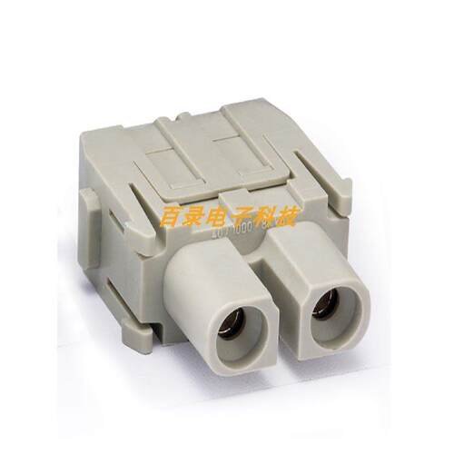WAIN唯恩重载连接器HMK-002.1-F 2.5-8平方 2芯40A模块轴向插头
