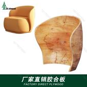 SZL 085沙发椅洽谈接待椅酒店咖啡厅会客休闲创意客厅单椅弯板