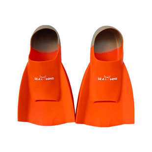 硅胶脚蹼游泳训练短脚蹼浮潜自由泳儿童脚蹼脚掌成人潜水专业蛙鞋