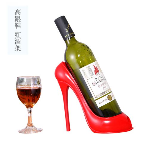 意创高跟鞋红酒架件欧摆酒架家居装XFY-0012饰品酒柜饰品葡萄酒架