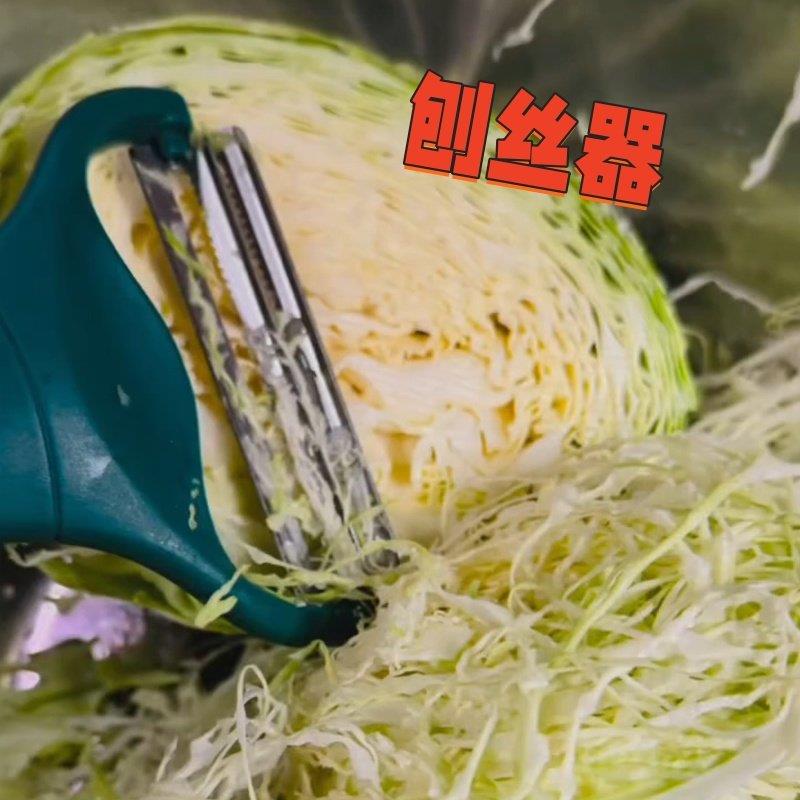 厨房多功能切丝器沙拉刨丝器不锈钢甘蓝白菜土豆削皮切片细丝神器