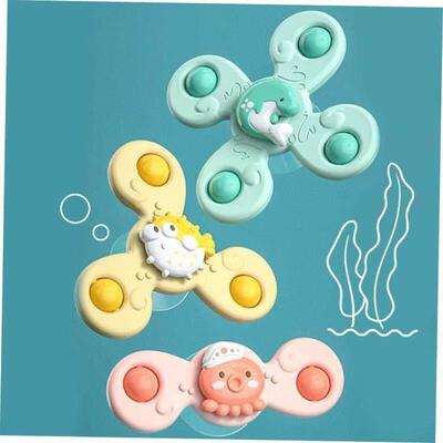 Montessori Baby Bath Toys For Boy Children Bathing Sucker