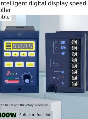 电机调速器220V交流减速电机25W60W120W250W300W400W调速器