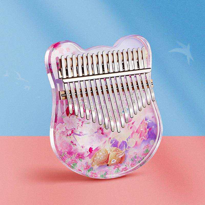 高档ZNI单拇指琴卡林巴A琴正品21音学乐器简易初学钢琴女生17音手