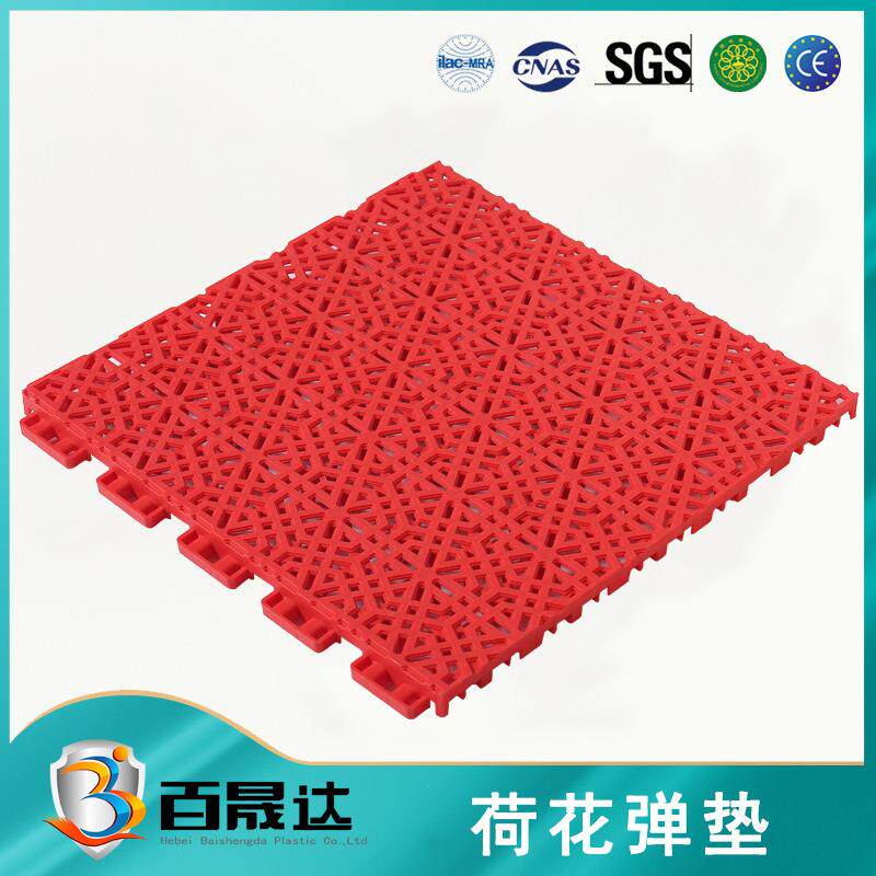 篮球场悬浮地拼装地板运动防滑地板球场地垫学校运动隔垫羽毛球场