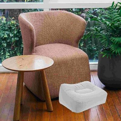 2 Pcs Inflatable Foot Rest Pad Gonflable Appuie Airplane