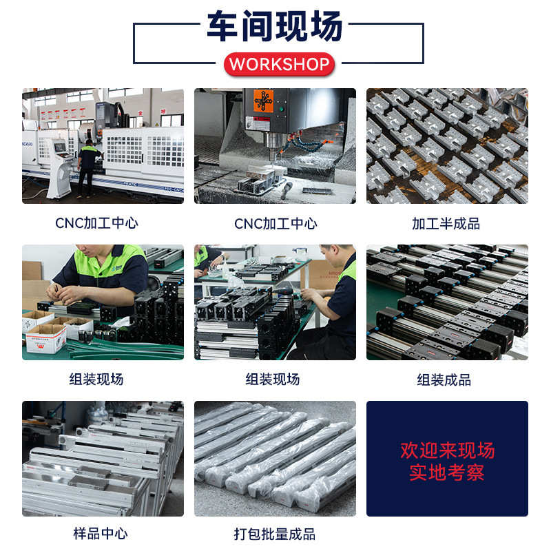 MQP135防尘全封闭同步带滑台模组高速精密重型铝型材滑块滑轨导轨
