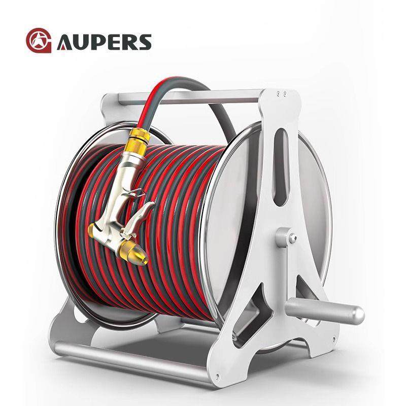 硕梵高压洗车水抢水管软管家用水枪车收管卷收纳架套装浇花神器