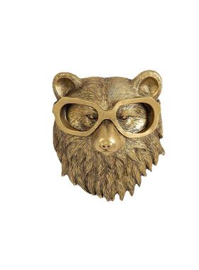 跨境仿古铜色动物挂件室内家居卧室装饰客厅壁炉树脂工艺壁挂装饰