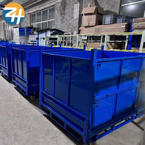 厂家物料周转箱可折叠物流车间仓库分拣仓储金属周转料箱