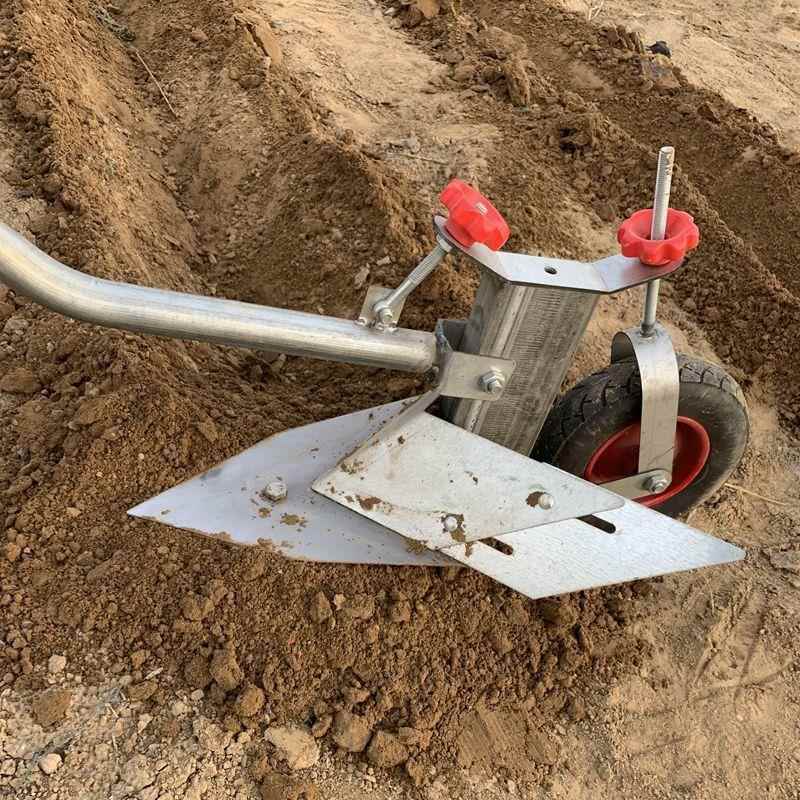 人铧式犁手捞犁开犁起器开沟器微RHU耕机沟手拉力犁开沟犁手垄拉