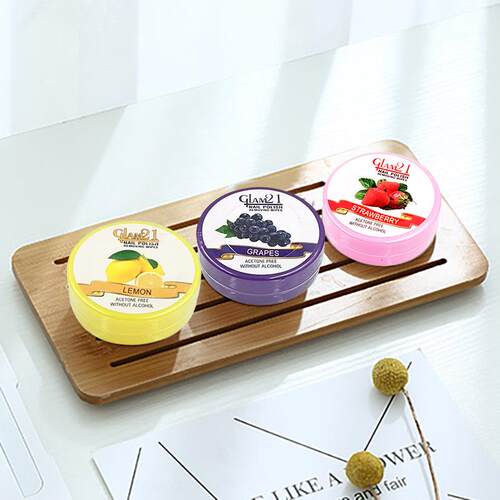 Disposable Fruit Flavored Nail Polish Remover Wipes, Boxed N