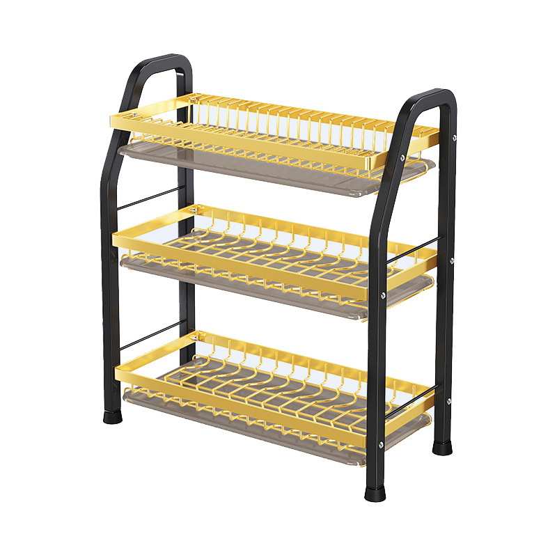 碗碟沥水架家用台面砧板收纳置物架厨房碗筷收纳架沥水碗架