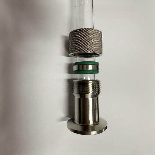 Kf25真空管接头不锈钢石英管密封接头管炉法兰接头