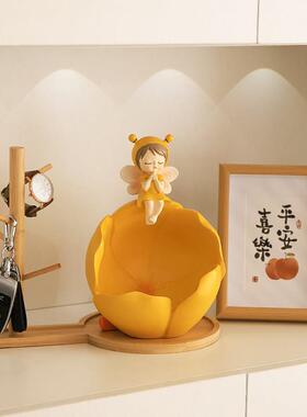 卡通可爱入户门玄关鞋柜钥匙置物架摆件家居装饰品客厅电视柜