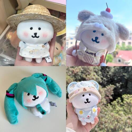 蜜蜂头套衣帽子毛绒可爱-自嘲熊娃衣服饰品系列-10~13cm玩偶公仔