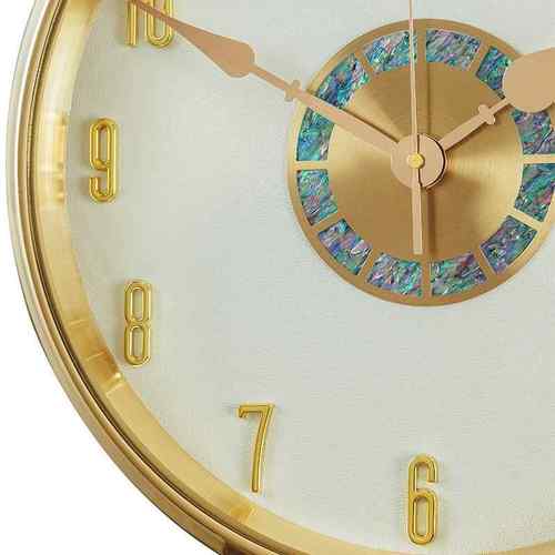 高家用客厅挂时尚创钟意简约轻奢挂墙装饰天鹅时静音石英钟95900