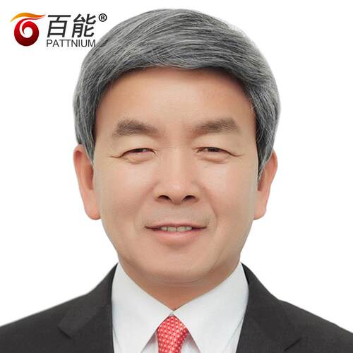 高档男士花白款假发男短发灰花短白卷发中老年人整款顶假发套真逼