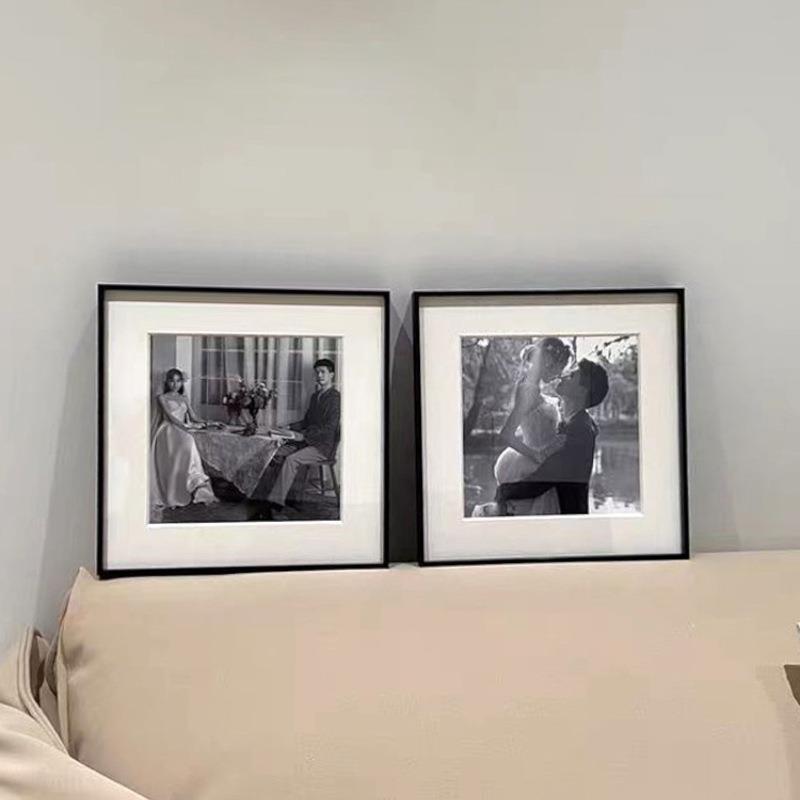 铝合金相框加厚无酸卡纸相框展会展览级画框装裱摄影作品展示框