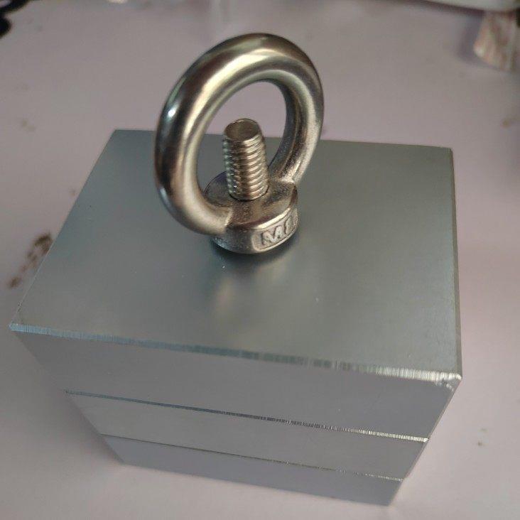N52打捞强磁 强力磁铁 磁铁除铁器深海打捞器 磁铁强磁打捞磁铁