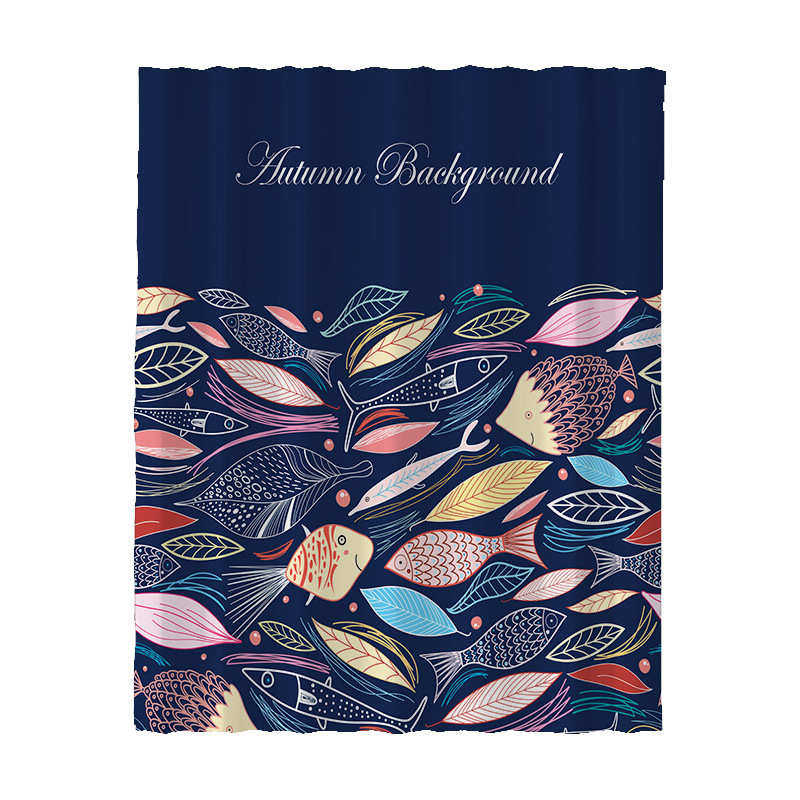 直供 北欧ins风 鱼 印花浴室帘 创意数码印花涤纶浴帘,家庭/个人清洁工具,浴帘,淘宝优惠券,粉丝福利购,淘宝优惠卷